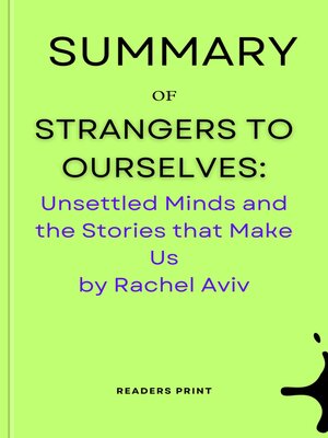 Summary  of  Strangers to Ourselves - ebook